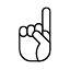 Number One - Hand Sign Language